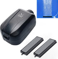 Aquarium Air Pump, Adjustable Quiet Oxygen Pump for Fish Tanks, Airline Tubing & Accessories