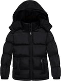 Boys' Winter Coat Waterproof Puffer Jacket Parka with Removable Hood | Windproof,Insulated,5000mm Waterproof,Machine