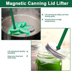 4P Canning Kits-Canning Magnetic Lid Lifter & Bubble Popper Headspace Tool