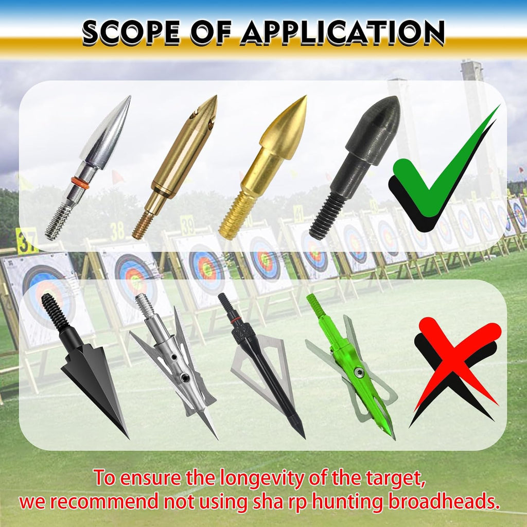 Archery Target Shooting Targets Bow Targets - Straw Target Practice Archery Backstop Archery Targets for Backyard for