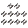 10PCS #25 Roller Chain Connecting Links, 1/4 Inch Pitch
