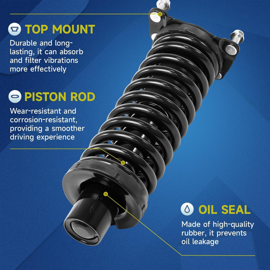 Vextone Front Struts Shock Absorbers for 2002-2012 Jeep Liberty 2.4L & 3.7L