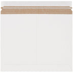 12 1/4 x 9 3/4" White Stayflats Lite Mailers