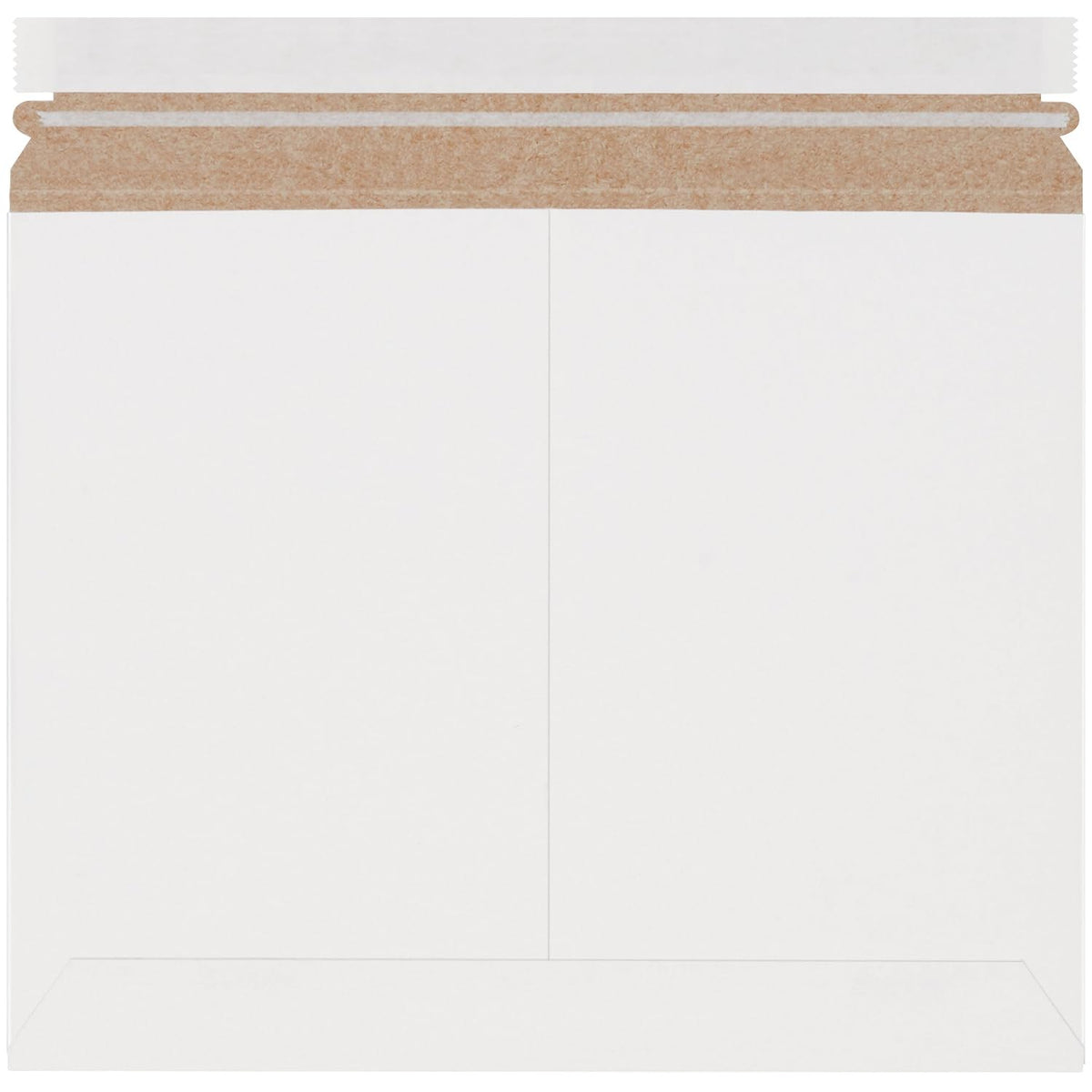 12 1/4 x 9 3/4" White Stayflats Lite Mailers