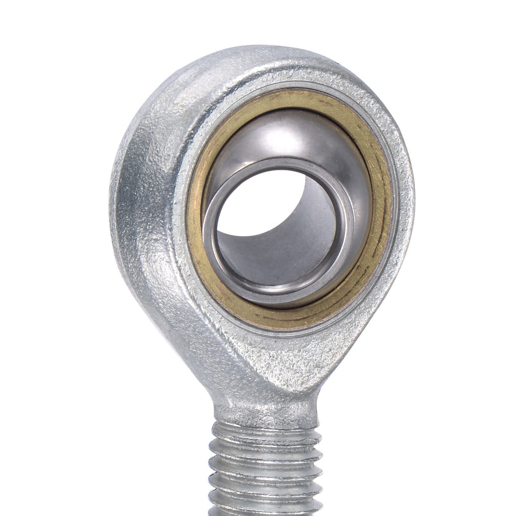 uxcell 2pcs SA14TK POSA14 Spherical Rod End Bearing 14mm Bore Self-Lubricated Joint Bearing M14x2.0 Left Hand Male Thread Connector