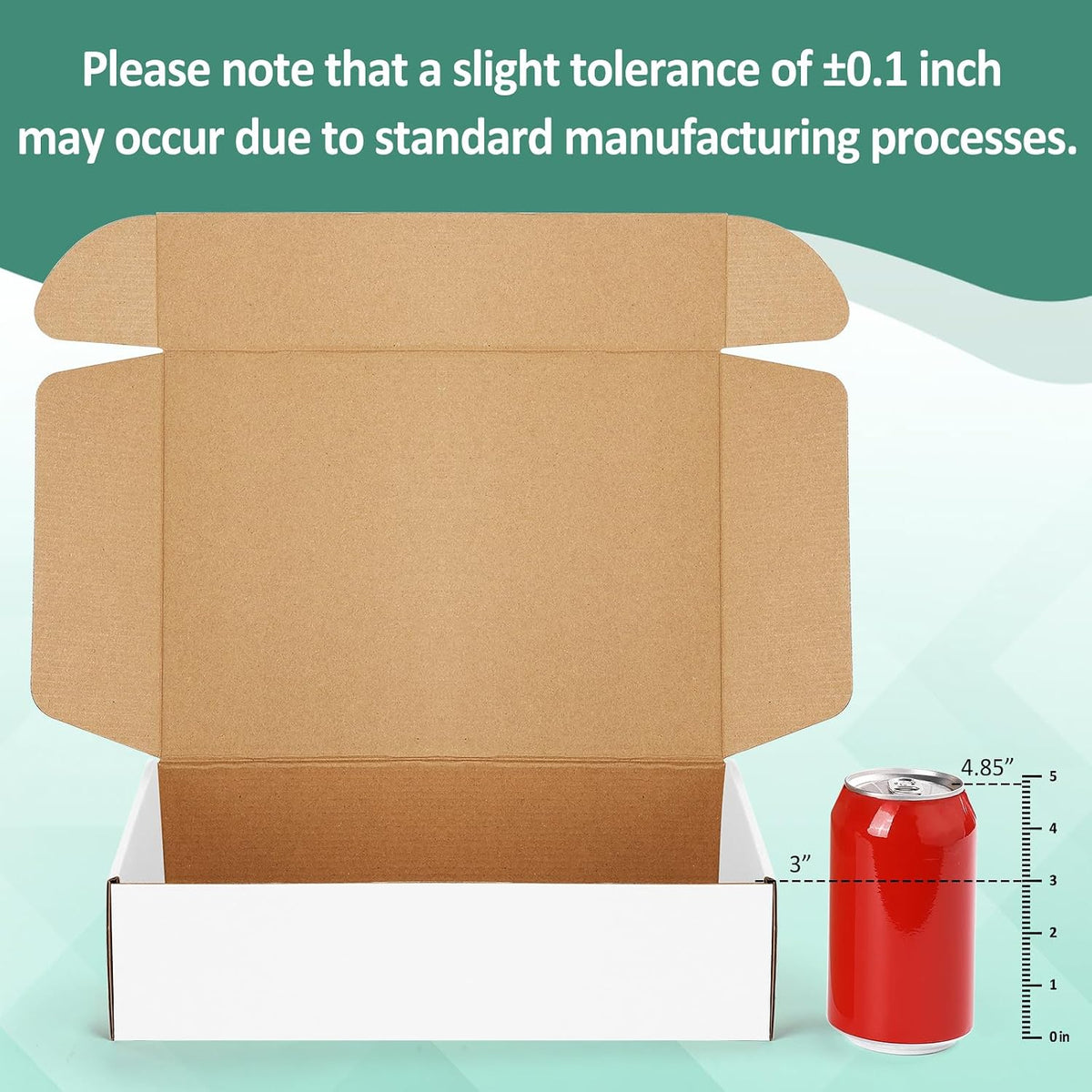 12x9x3" White Shipping Boxes Corrugated Box Mailers 20 Pack Cardboard Shipping Boxes for Small Business, Mailing