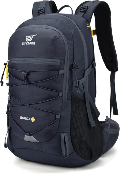 Hiking Backpack for Men Women, 35L Lightweight Travel Daypack, Outdoor Camping Back Pack with Multiple Compartments