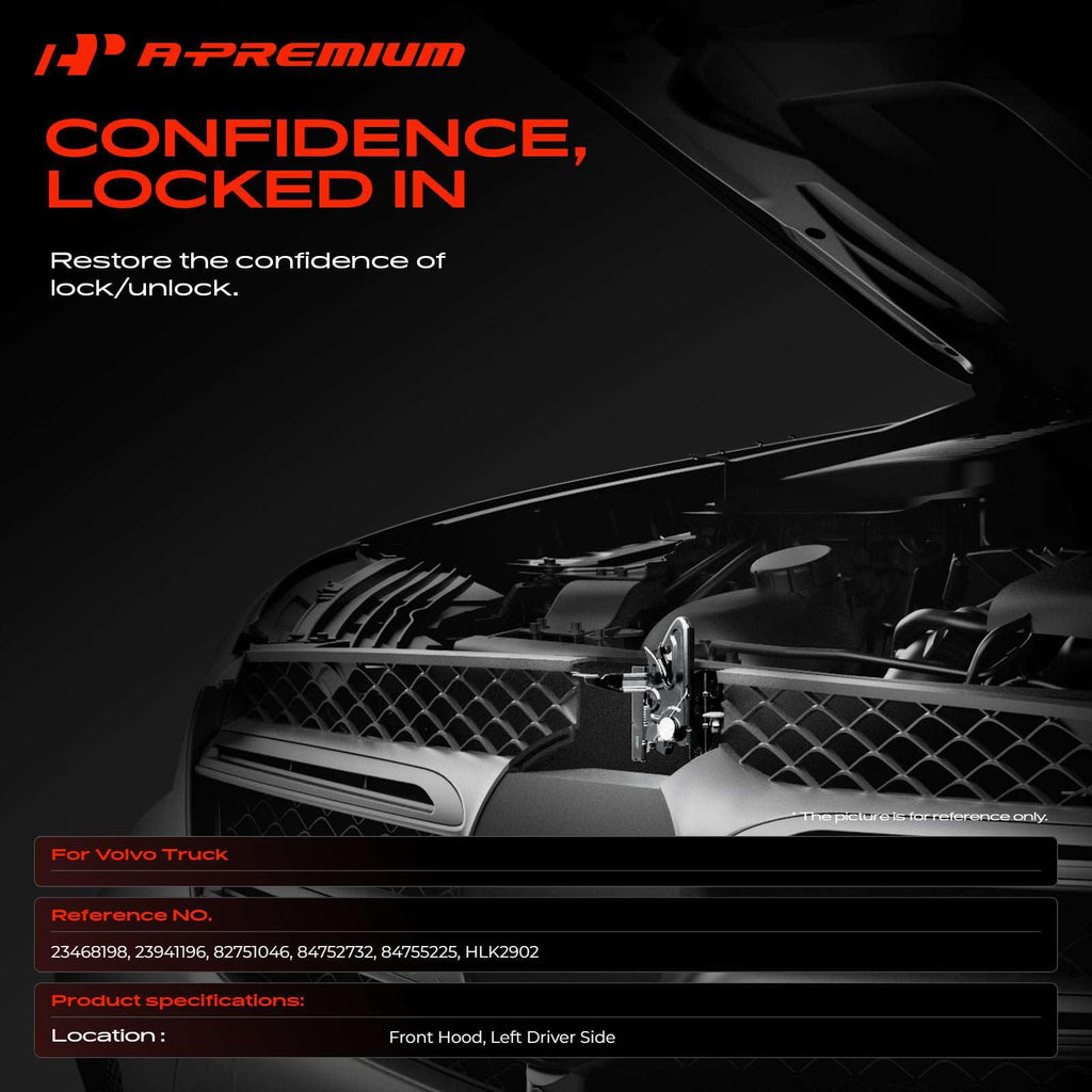 A-Premium Front Left Driver Hood Latch Lock Assembly
