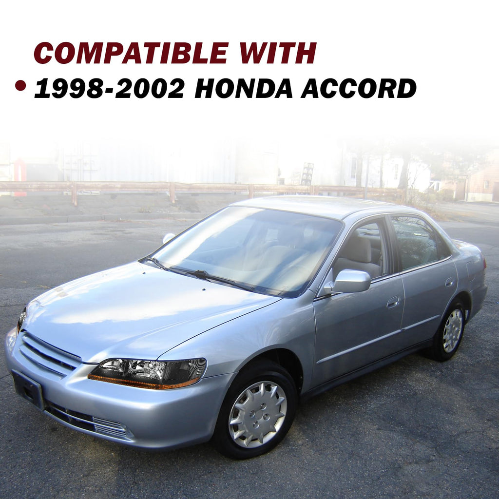 Halogen Headlight Assembly for 1998-2002 Honda Accord