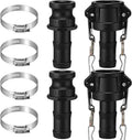 2 Set 1 Inch Camlock Fittings Type C&E