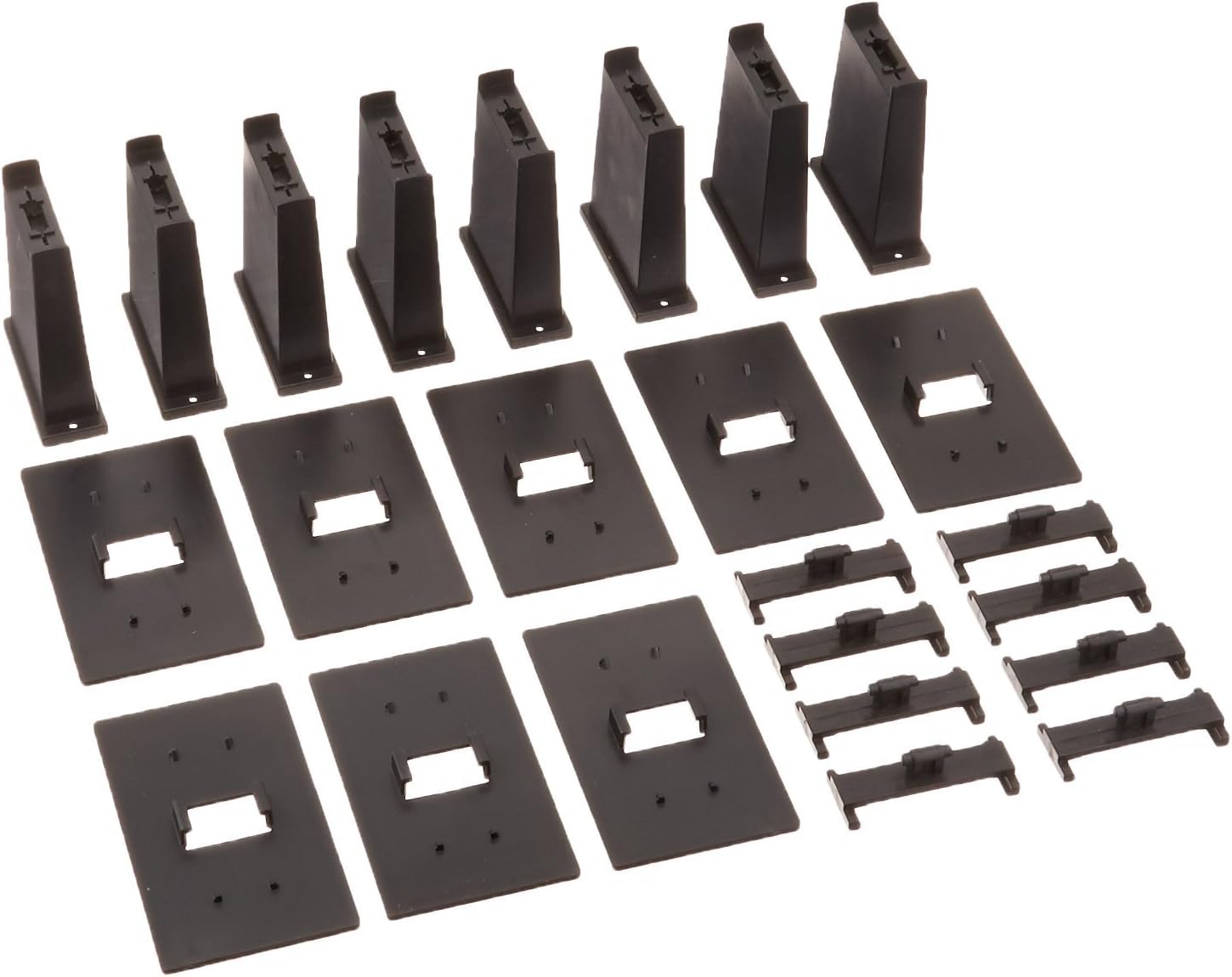 Trains 8 PC. E-Z TRACK TALL PIER SET - HO Scale