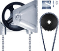 Garage Door Chain Hoist - 4:1 Reduced Drive Heavy Duty Hoist for Roll Up Doors and Jackshaft Garage Door Openers