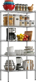 5-Tier Wire Shelf | 22" x 12" x 48" | Chrome
