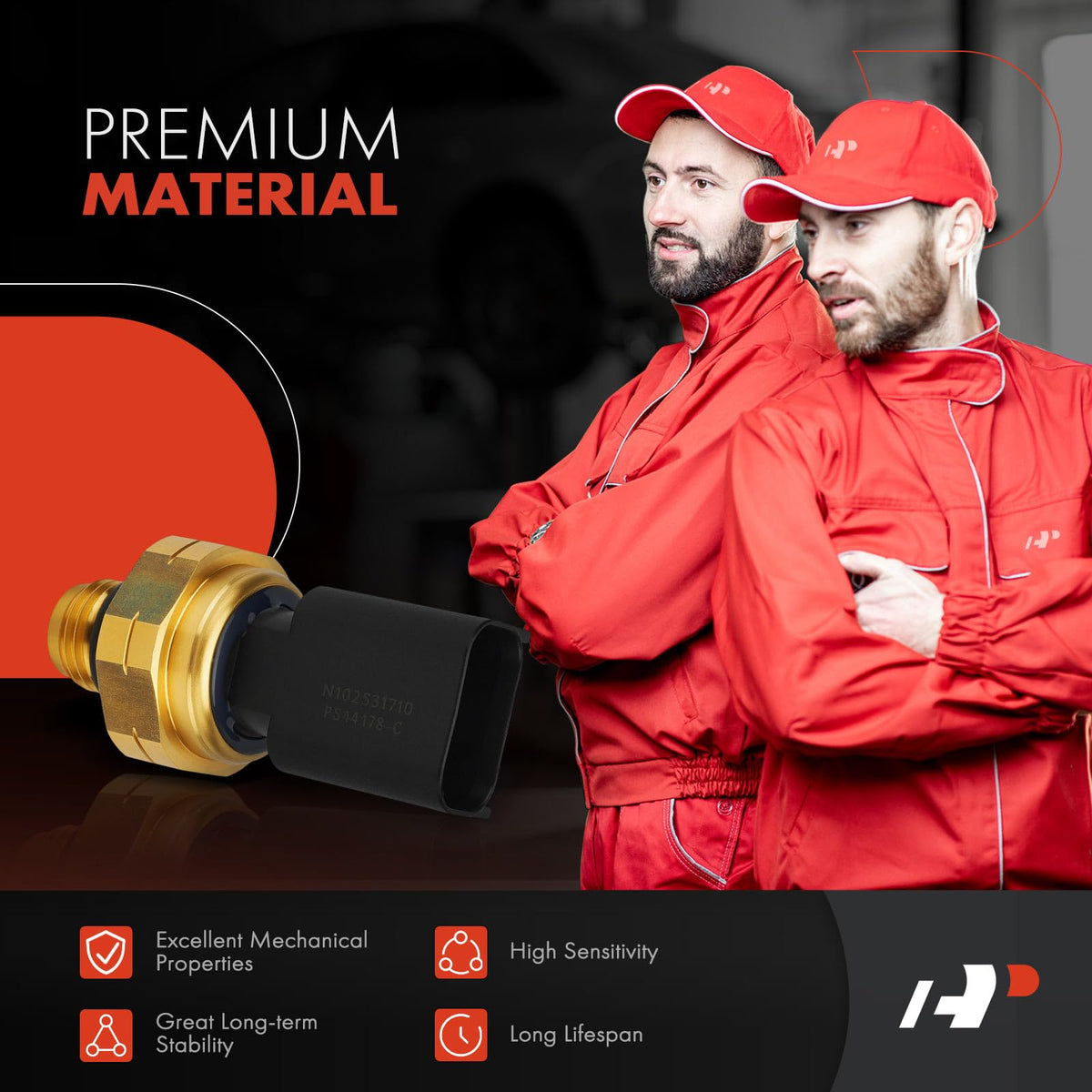 A-Premium Exhaust Manifold Pressure Sensor Compatible with Ram