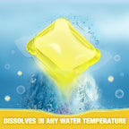 240 Count Laundry Detergent Pods Bulk for Wash, Freesia Scent