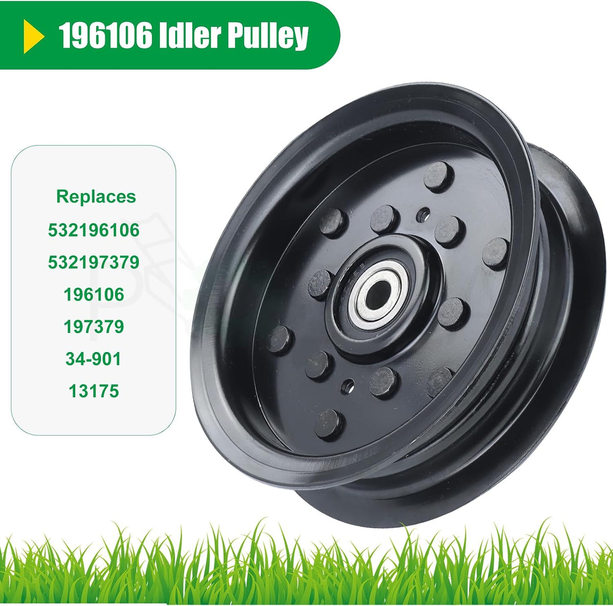 532196106 Husqvarna Idler Pulley for Husqvarna 54 Z254 RZ5424 Decks