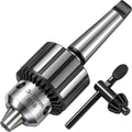 Heavy Duty 5/8" Drill Chuck with K32 Chuck Key and MT2 Shank | #2 Morse Taper Arbor