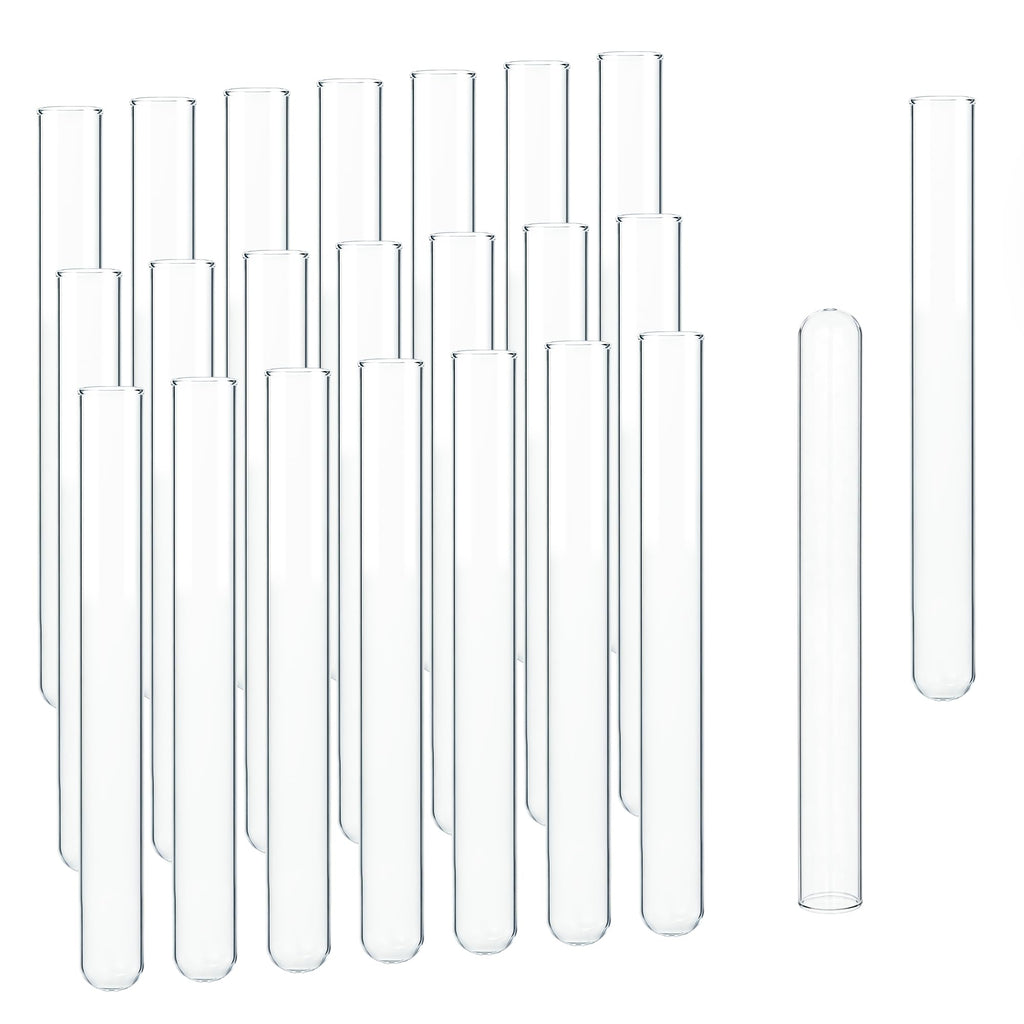 50pcs 16ml Borosilicate Glass Test Tubes, LVH1001