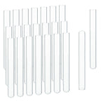 50pcs 16ml Borosilicate Glass Test Tubes, LVH1001