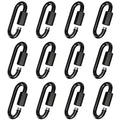 Heavy Duty Quick Link, 2.36IN Quick Chain Link (12PCS,Black)
