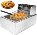 Deep Fryer with Basket for Restaurant Home Use