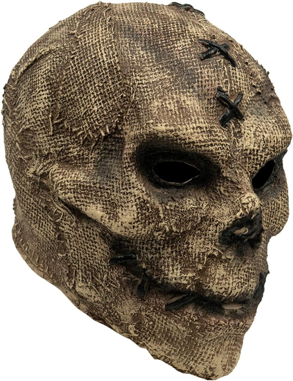 Skull Mask Costume, Halloween Scary Leather Face Skull Cosplay Dress up, Garden Yard Horror Party Props, Latex Masks