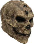 Skull Mask Costume, Halloween Scary Leather Face Skull Cosplay Dress up, Garden Yard Horror Party Props, Latex Masks