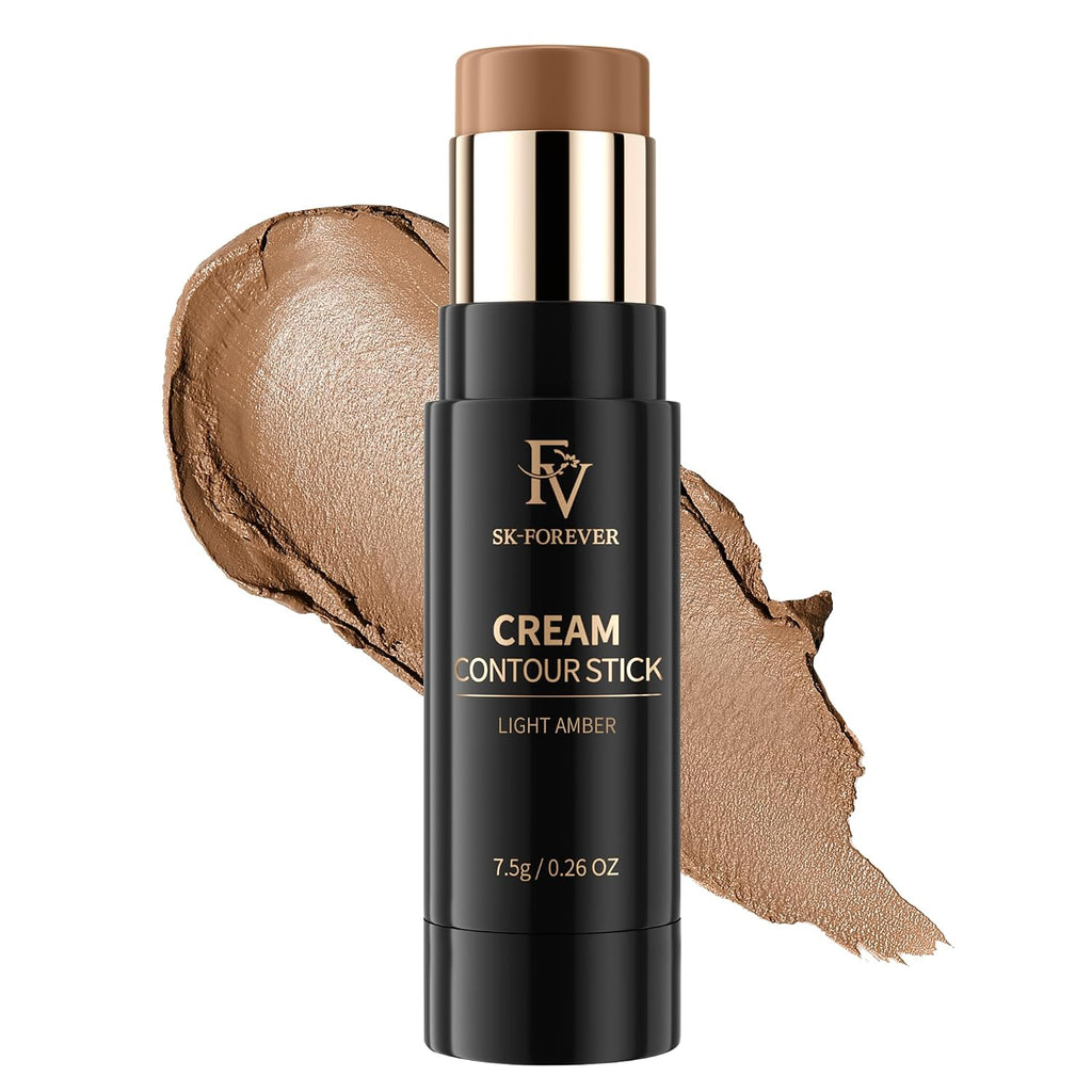 Contour Stick, Highly Pigmented & Blendable Cream Contour Bronzer Makeup, Long Lasting & Waterproof