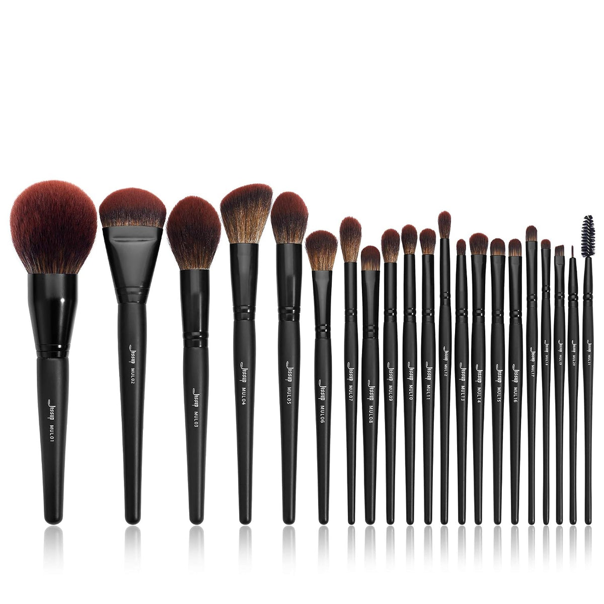Makeup Brushes Set Professional, Vegan Face & Eye Brushes 21pcs T271