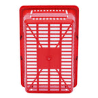 Shopping Basket, 17 * 12 * 9inch Set of 12 Freestanding Store Baskets w/Foldable Handle, Stackable Hand-held Basket
