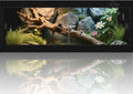20 Gallon PVC Reptile Enclosure, RepWild 30"x12"x12" Terrarium/Tank with Heavy-Duty Screen Top, Glass Sliding Doors &