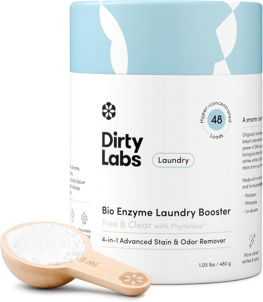 Bio Enzyme Laundry Booster | Scent Free | 48 Loads (1 lb)