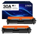 30A Black Toner Cartridge Replacement for HP 30A CF230A 30X, 2-Pack