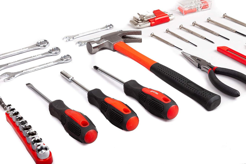 148 Piece Automotive and Household Tool Set Perfect for Car Enthusiasts and DIY Home Repairs