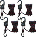 Heavy Duty Ratchet Tie Down Straps with Carabiner Hooks – Durable Adjustable Cargo Straps for Truck, Trailer