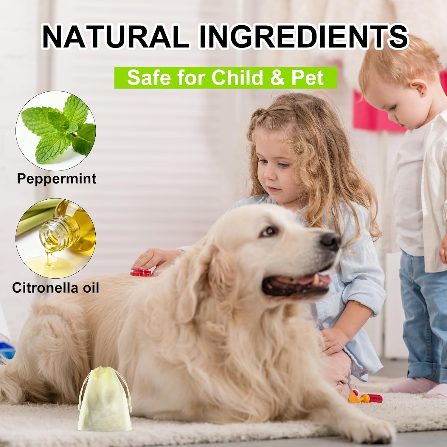 Mosquito Repellent Outdoor Patio, Mosquito Control Indoor, Mosquito Deterrent for Yard/Camping/Home/Travel 12-Pack