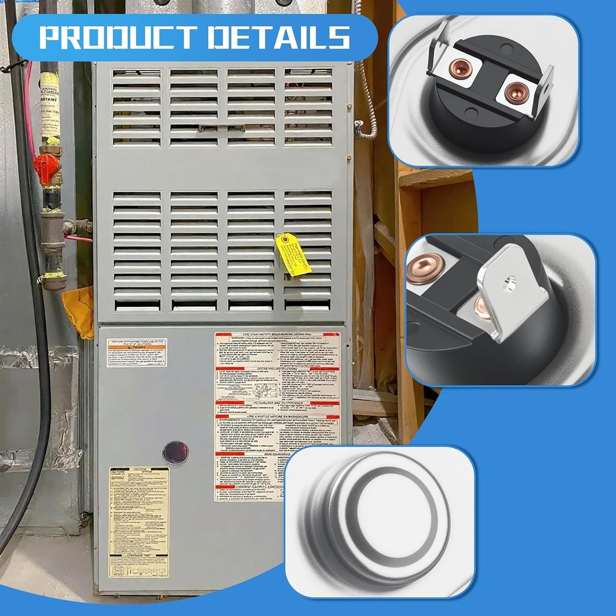 HH18HA499 Furnace Automatic-Reset High-Limit Switch L165-40 for Carrier