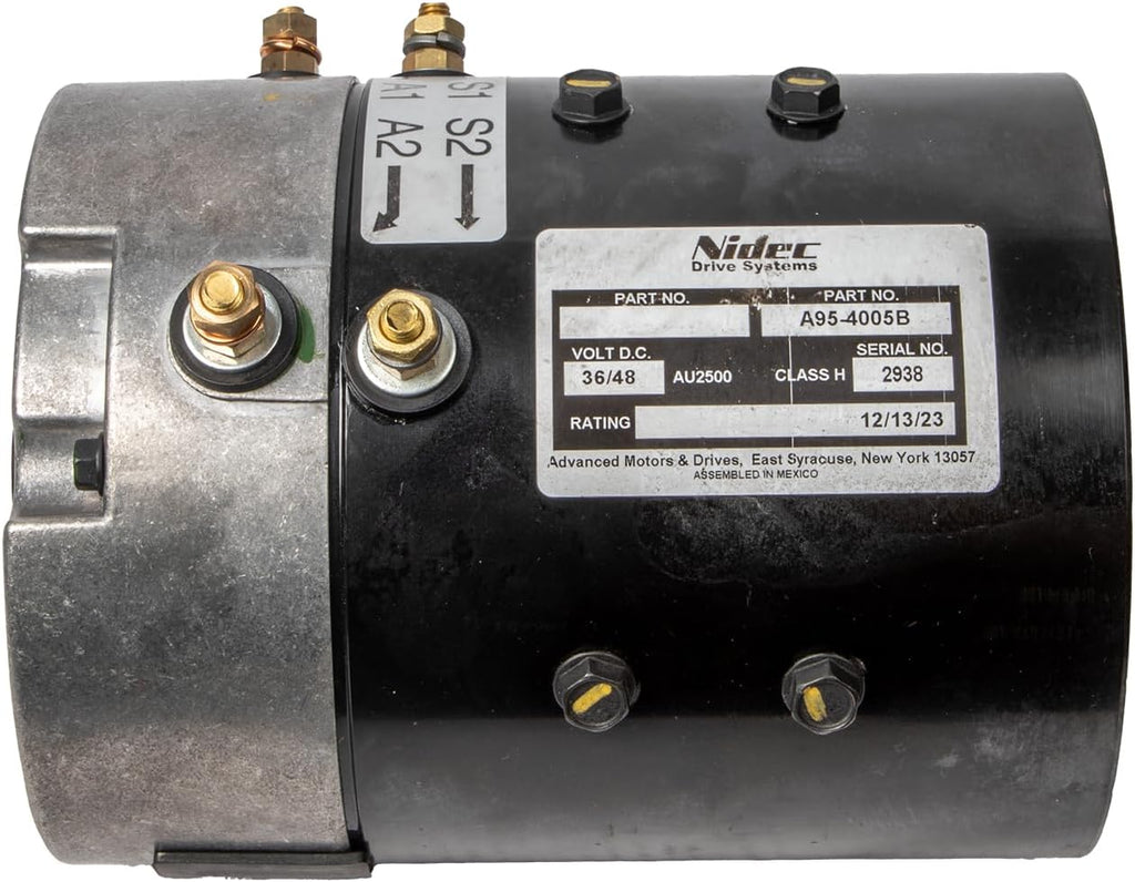 36 Volt Stock Grade Series 19-Spline 2.5 HP Golf Cart Motor