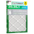 20x36x1 Air Filter MERV 8 Dust & Allergy Defense (1-Pack)