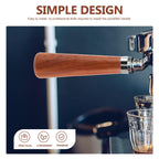 Espresso Portafilter Replacement Handle, Wooden M10 Coffee Machine