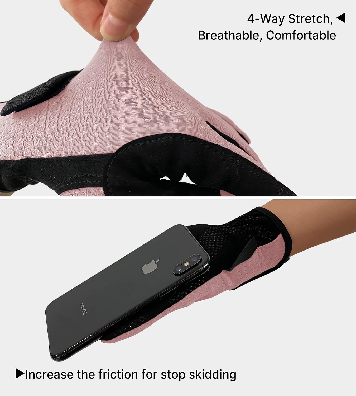 Women's Horse Riding Gloves Stretchable Equestrian Gloves