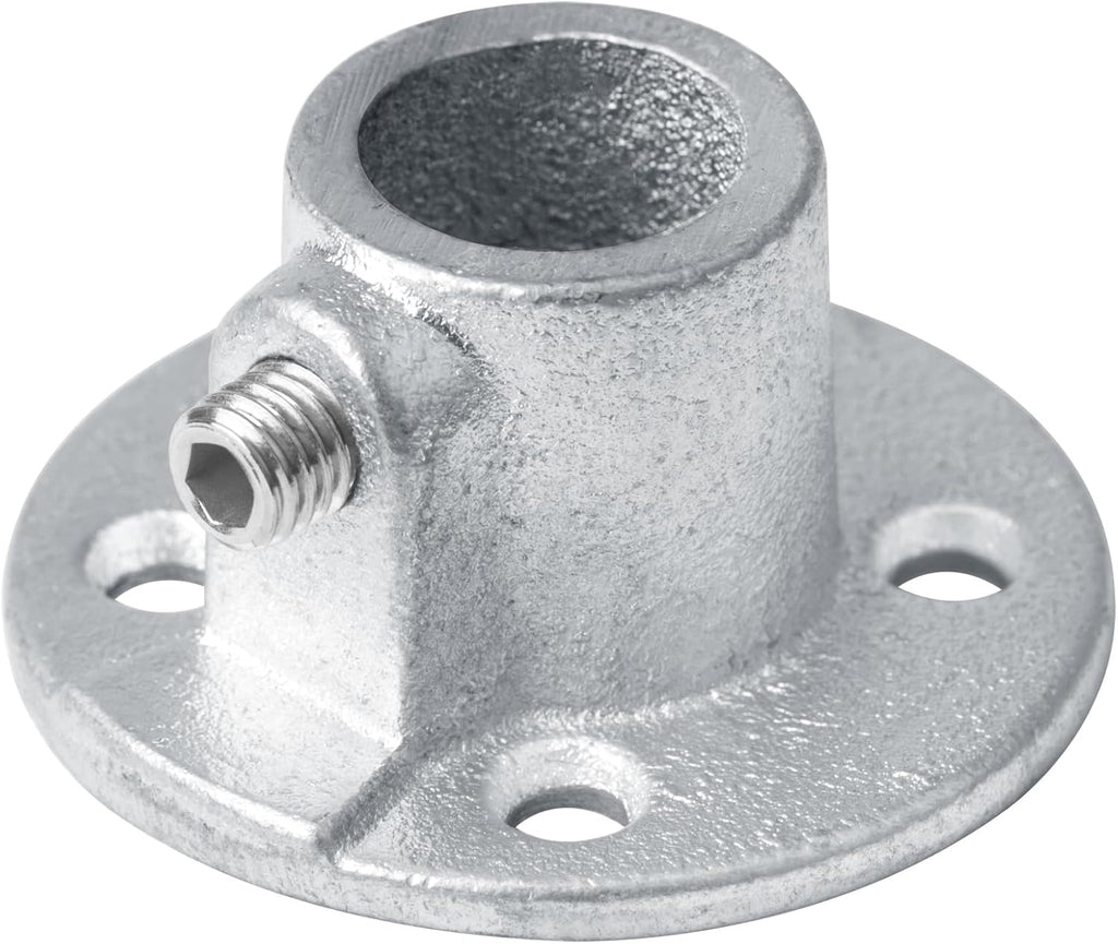 4PCS Railing Flange Pipe Base Structural Fitting Fits 3/4" Schedule 40 Pipe
