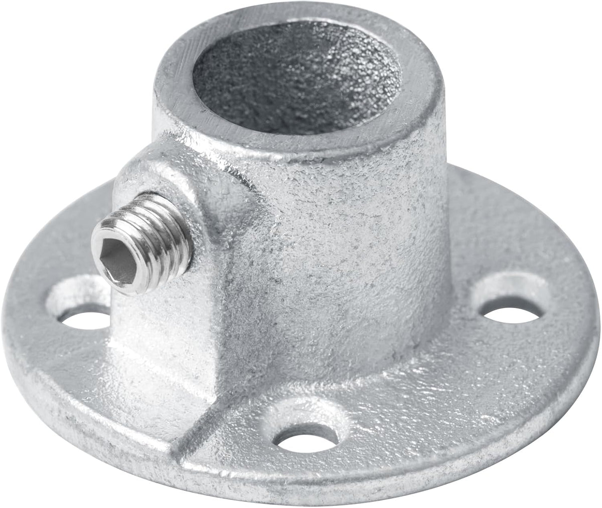 4PCS Railing Flange Pipe Base Structural Fitting Fits 3/4" Schedule 40 Pipe