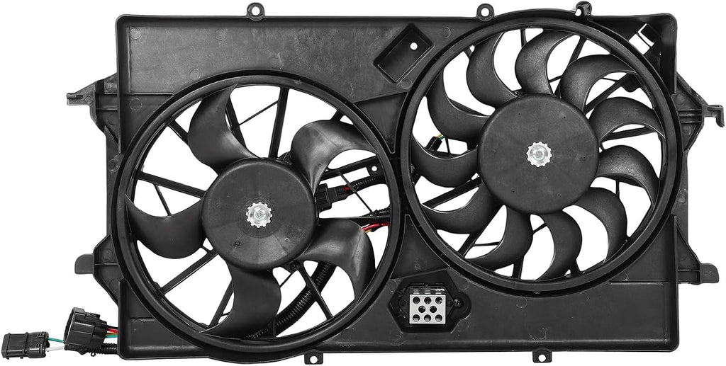 ECCPP 620-135 Engine Dual Radiator Fan fit for Ford Focus 2005-2007