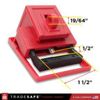 TRADESAFE Circuit Breaker Lockout, 3 Pack Multi-Pole Breaker Lock, Large