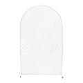 Wedding Backdrop Stand Metal Arch Frame with Hexagonal Grid for Party