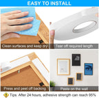 Double Sided Foam Tape 1.18In x 33FT 2 Pack, Mounting Tape Heavy Duty, Strong Adhesive Weatherproof Seal Strips for