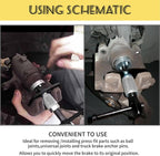Caliper Piston Compressor Tool (Upgraded)