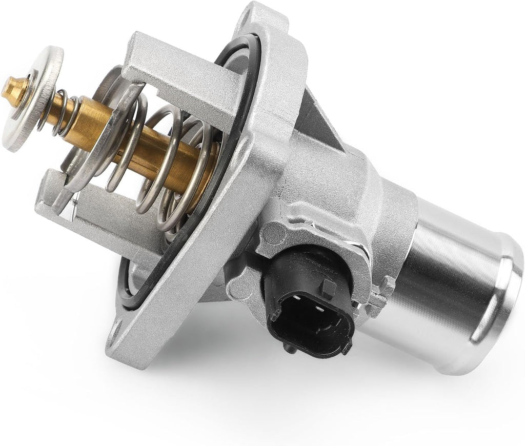 Upgrade Aluminium Thermostat Housing Assembly Compatible with Chevy Aveo5 2009-2011 Cruze 2011-2016 Sonic 2012-2018 Trax 2013-2018,Pontiac G3 2009-2010 - Replaces 902-821 96984104 55564891 55578419