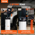 VEVOR 6.5L Pneumatic/Manual Oil Extractor Pump, Fluid Extractor Pump